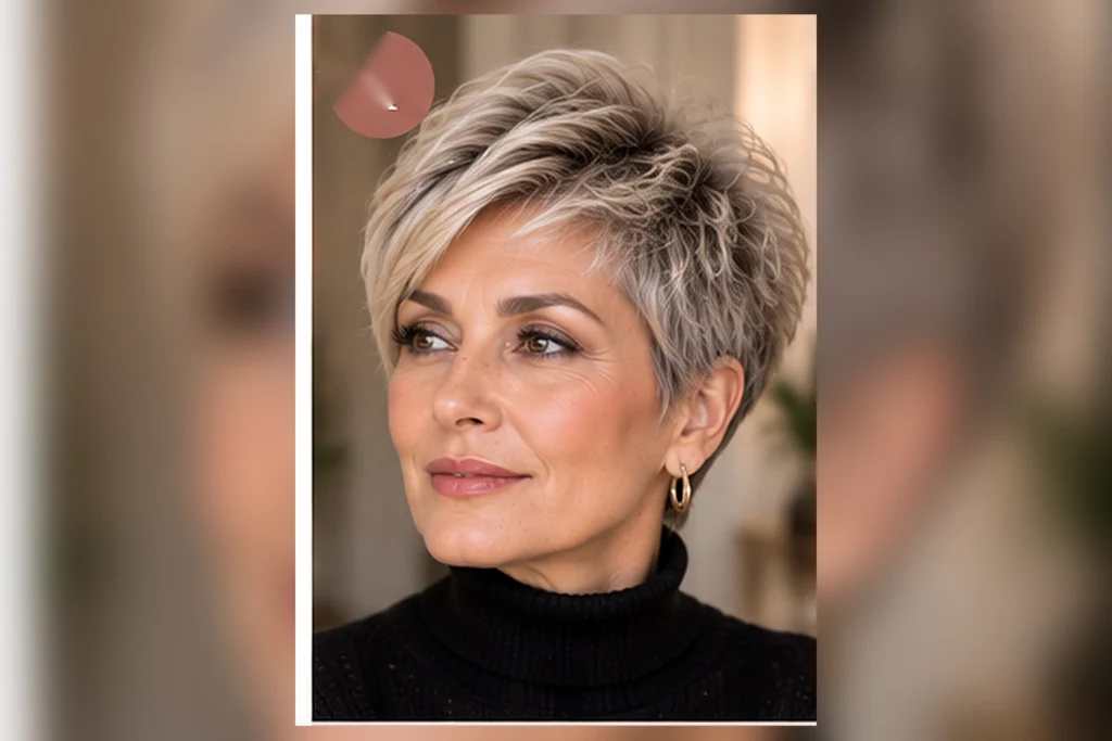 pixie hairstyles for older women