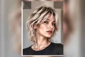 wolf cut short hair