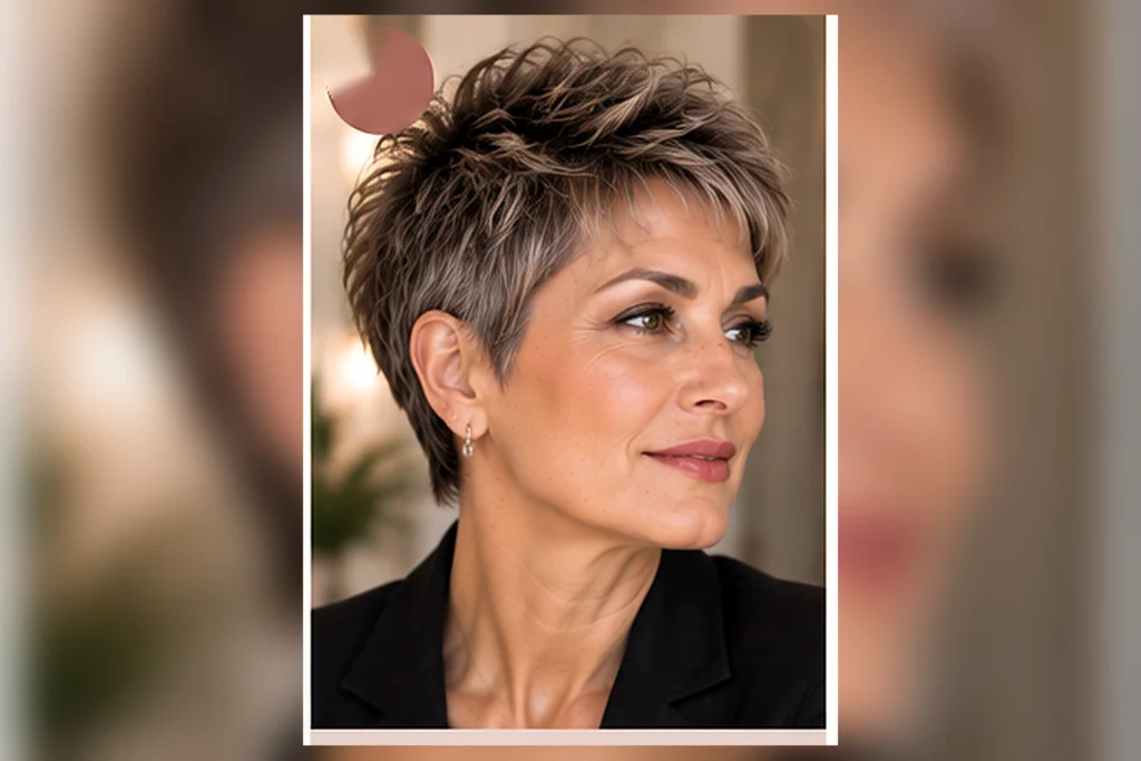 pixie hairstyles for older women
