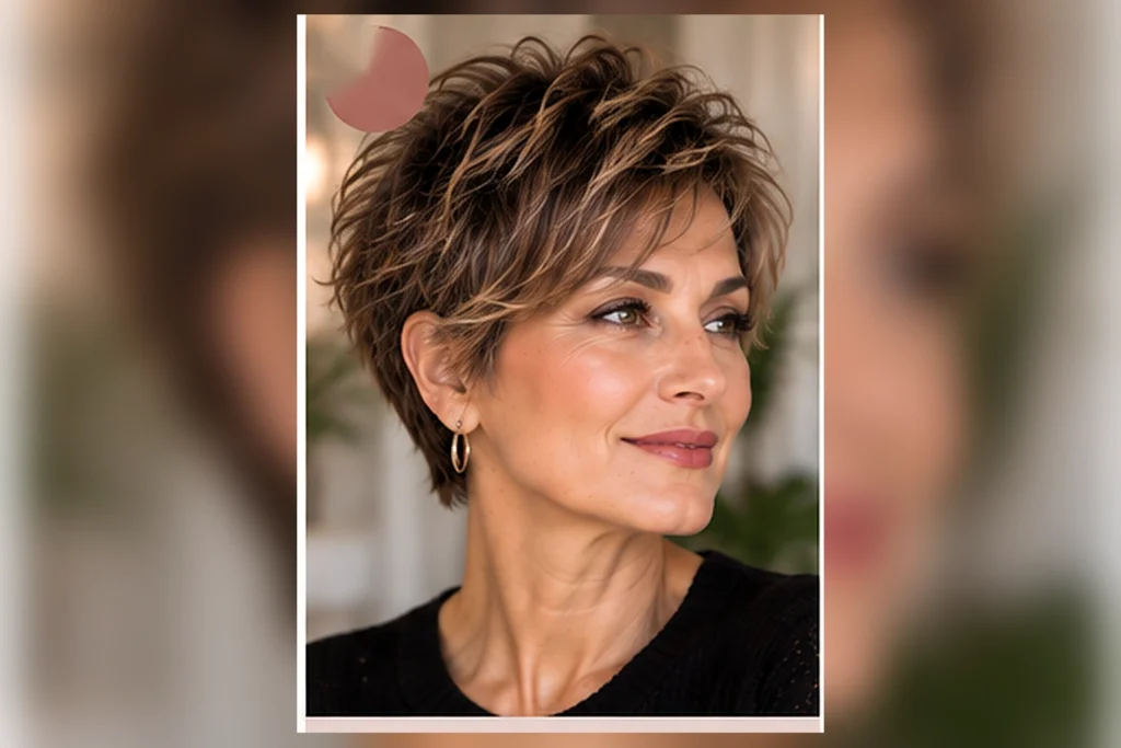 pixie hairstyles for older women