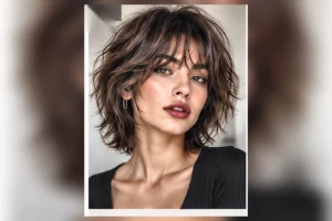 wolf cut short hair