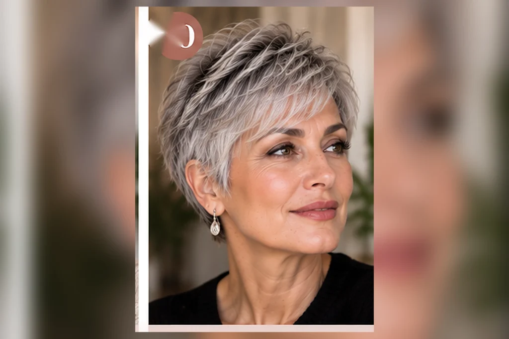 pixie hairstyles for older women
