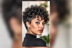 short curly haircuts for round faces