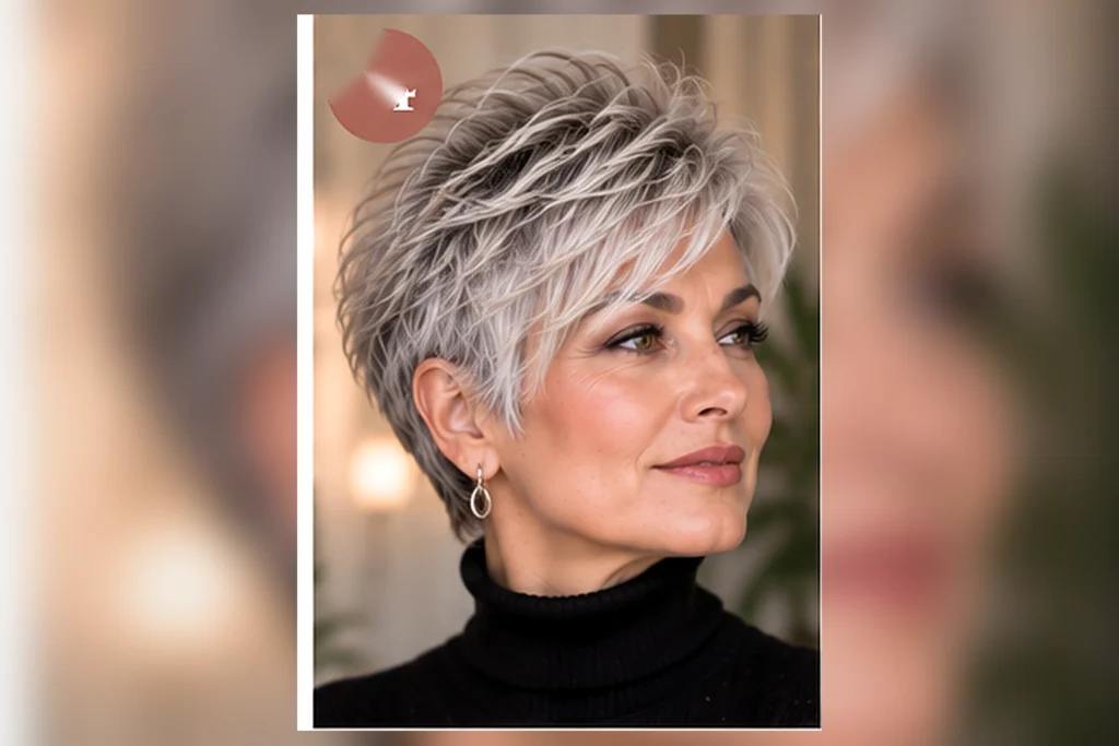 pixie hairstyles for older women