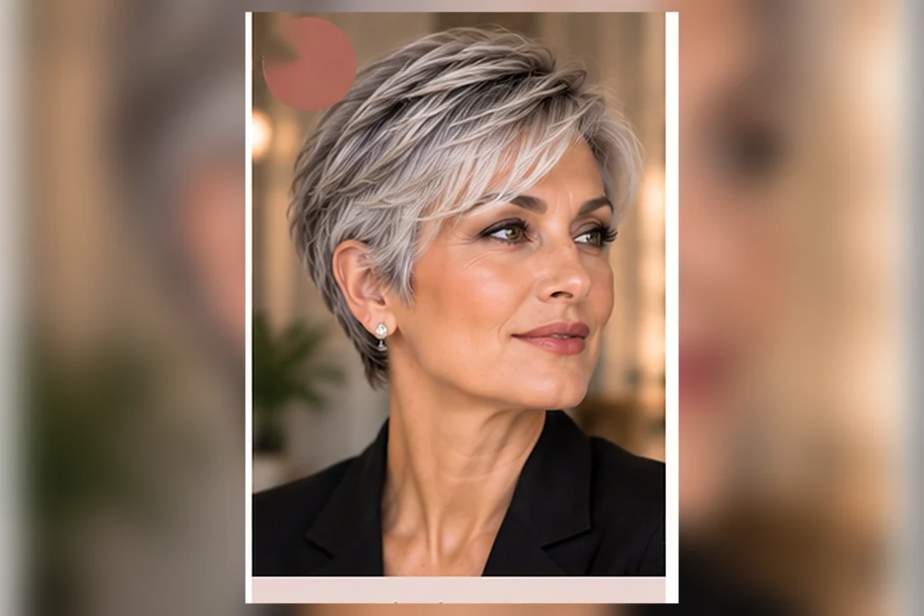 pixie hairstyles for older women
