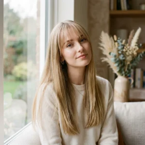 Blonde Hair With Wispy Bangs