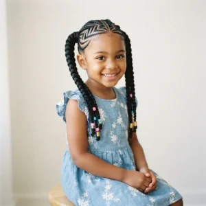 Cornrow Pigtails