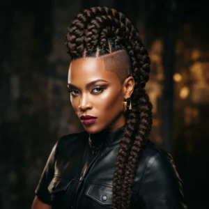 Jumbo Box Braid Mohawk