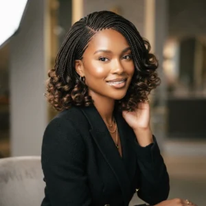Micro Braid Curl Bob