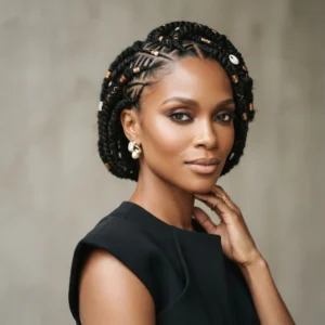 Short Tribal-Inspired Braids