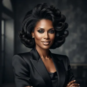 Voluminous Crown Curl Bob